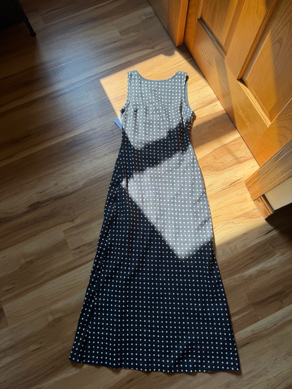 Princess Polly Black Polka Dot Maxi Dress - Picture 1 of 3
